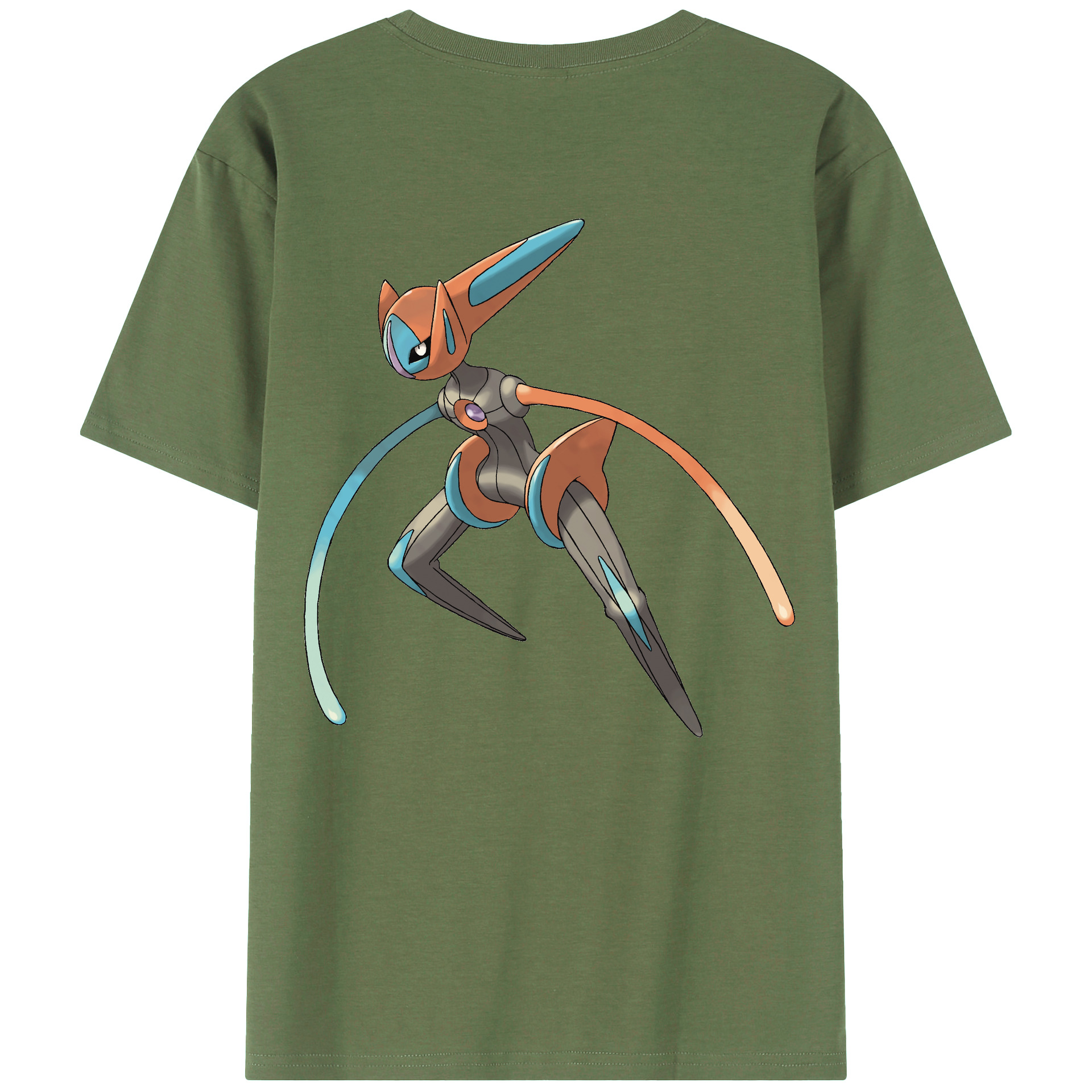 （画像用） ポケットモンスター Pokémon 綿100％ メンズ半袖Tシャツ（バックプリント） 通気性